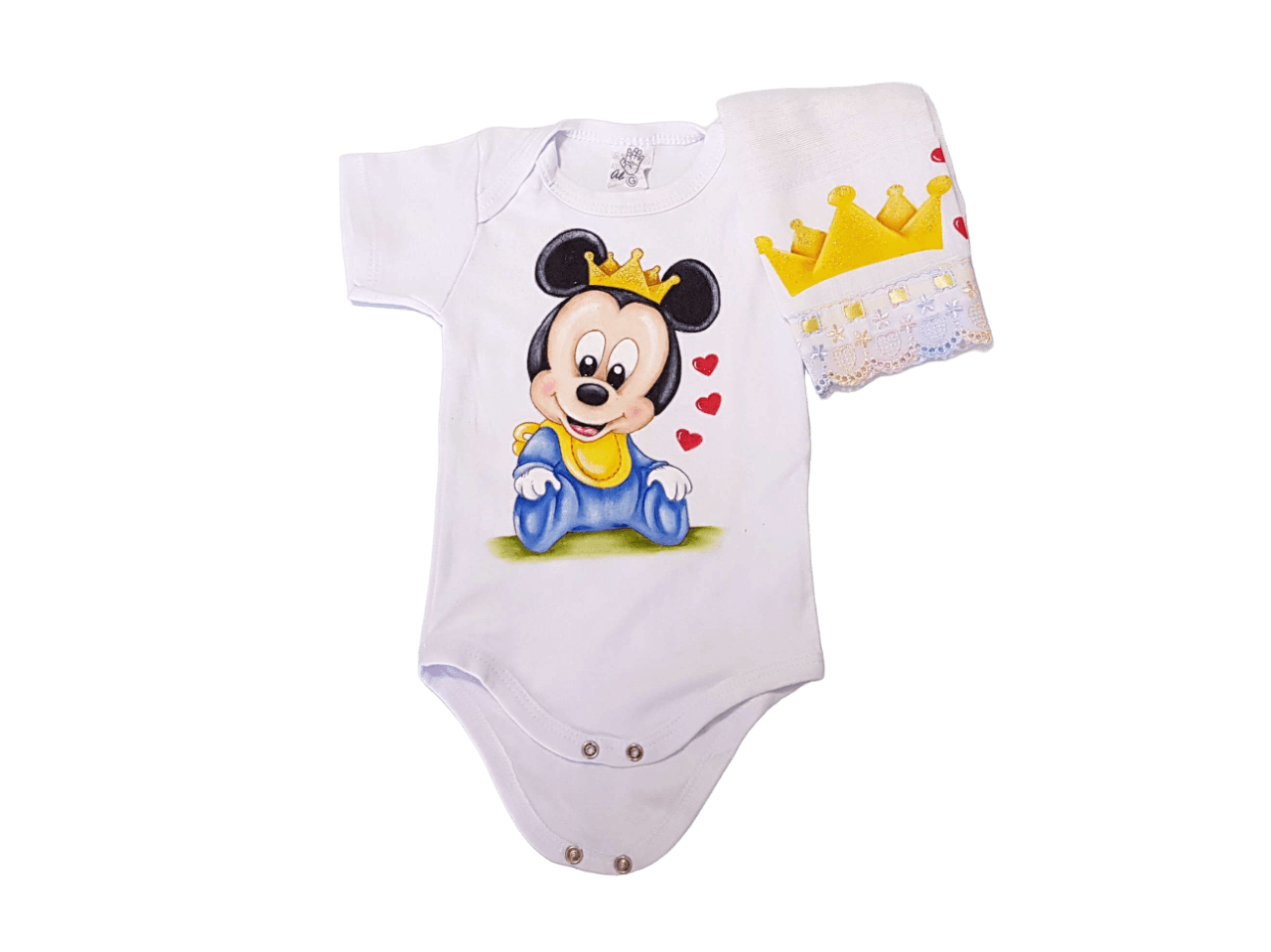 Linha infantil desenho rei mickey