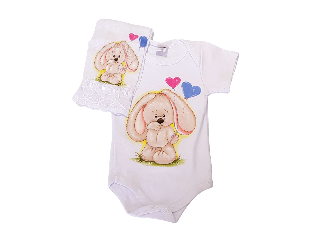 Linha infantil desenho coelhinho