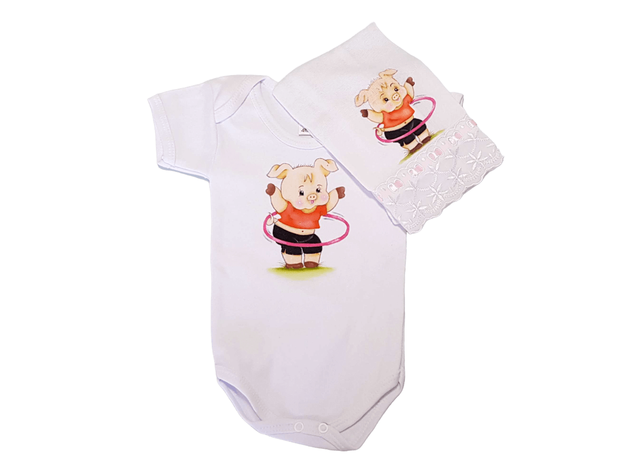 Linha infantil desenho porquinho