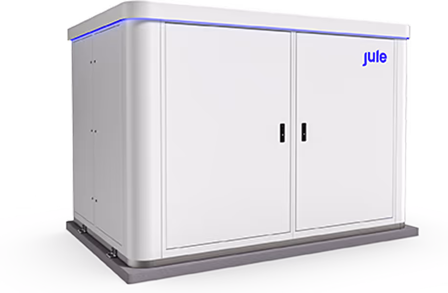 Screenshots of the Jule Link energy management system dashboards. 