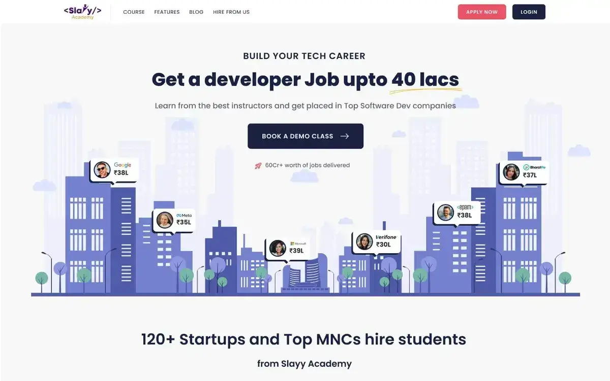 Slayy Academy Customised Website