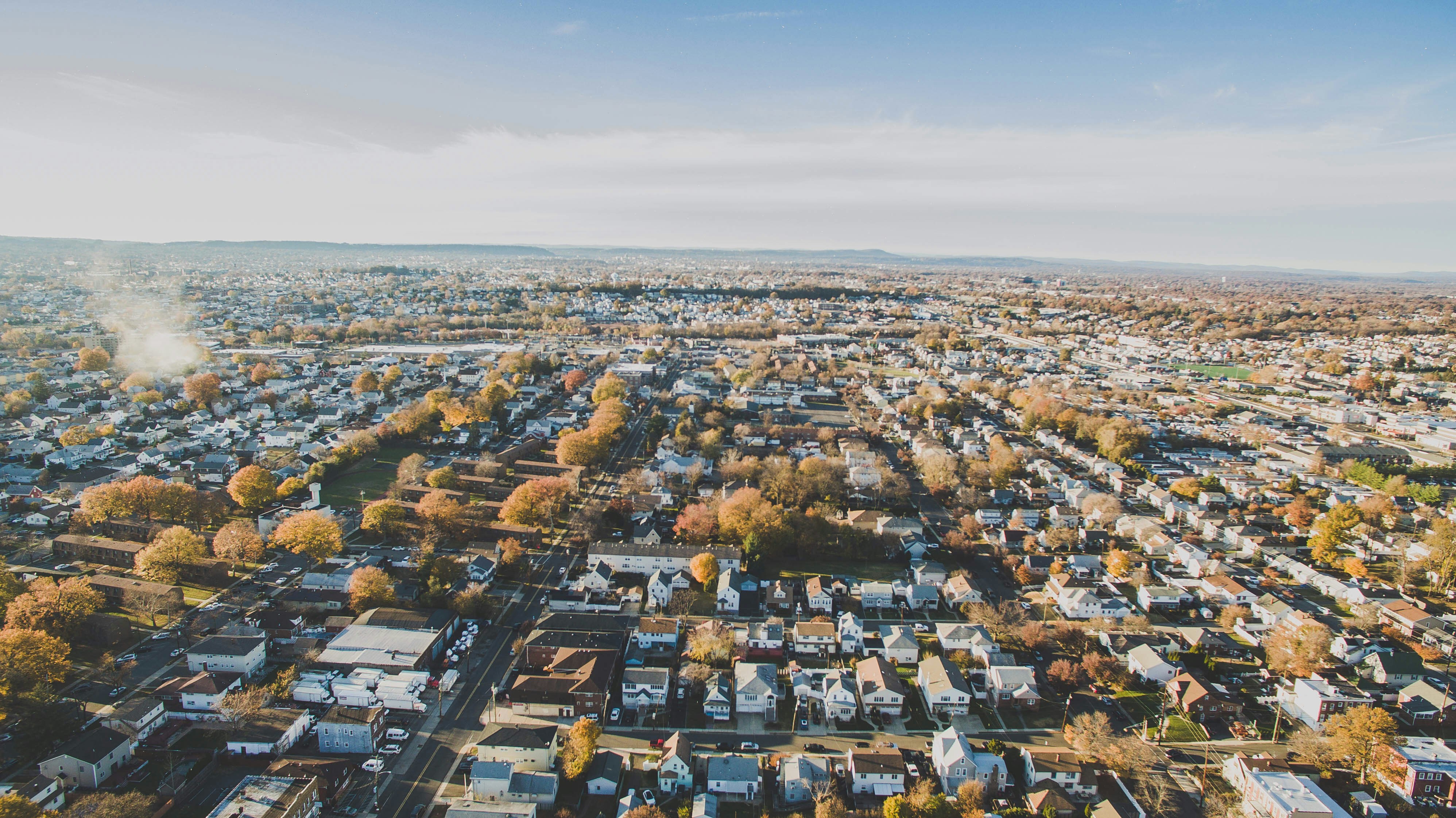 Bird's eye view of Paramus, New Jersey