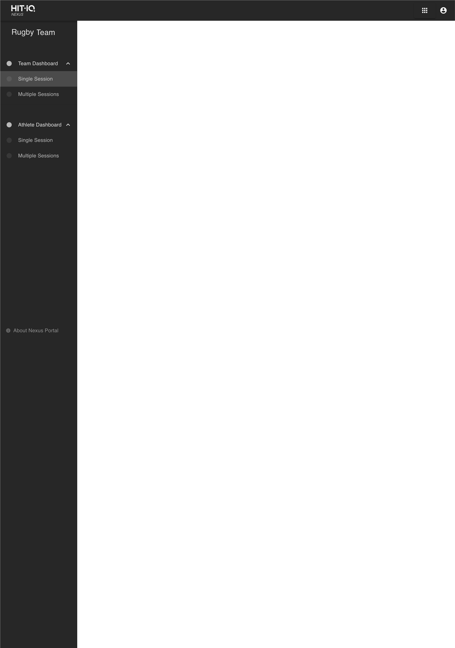 Screenshot of the Nexus interface
