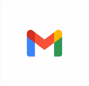 GmailのカラフルなM字ロゴ。
