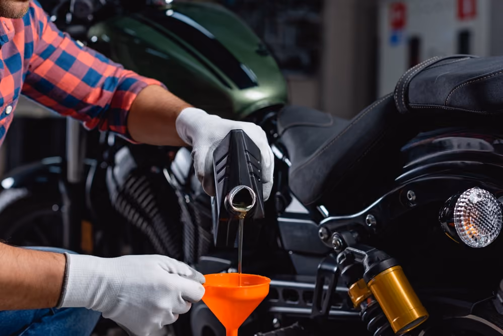 How to change your motorcycle oil