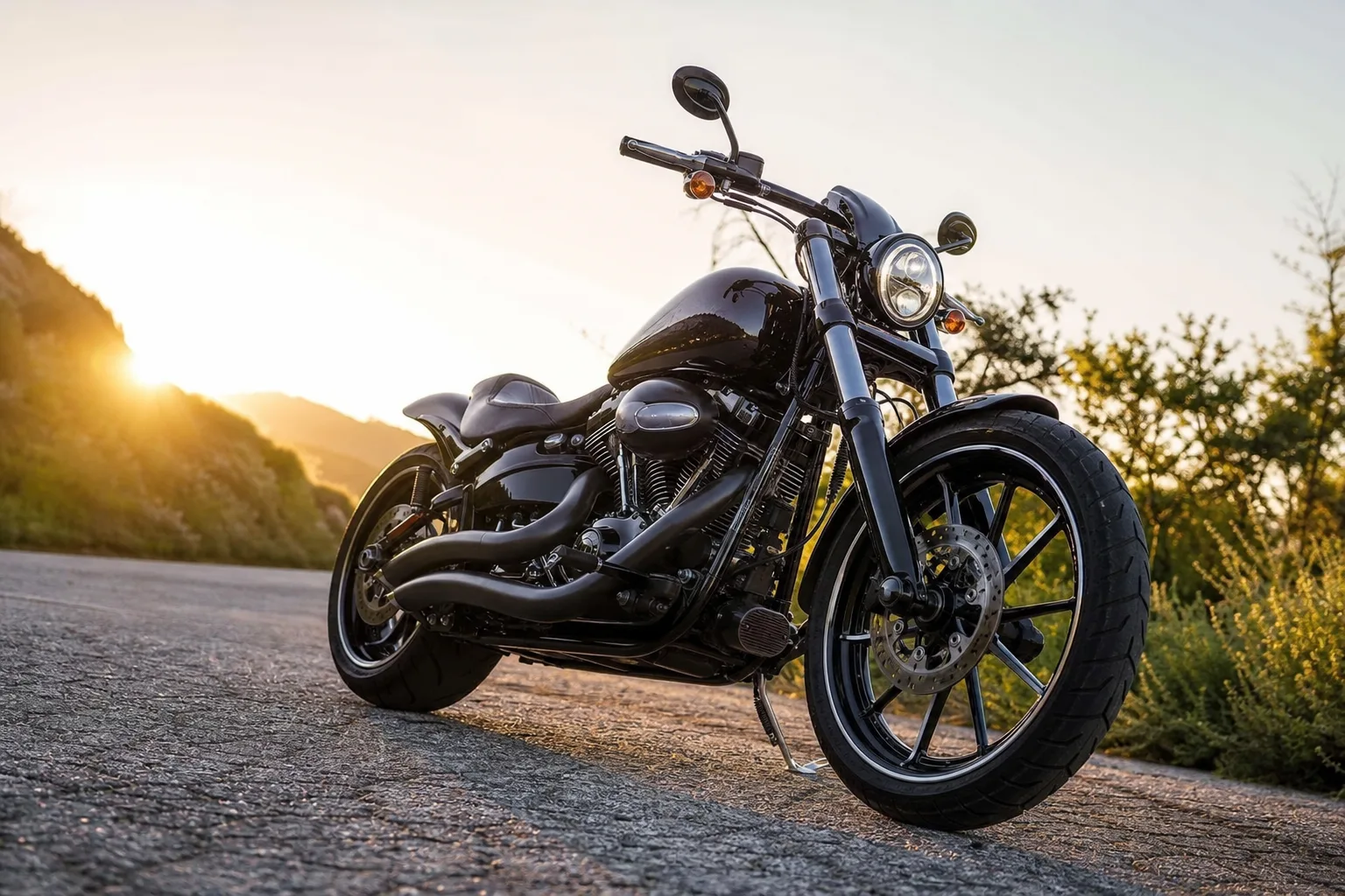Motorcycle parked on road - insurance when moving to a new state