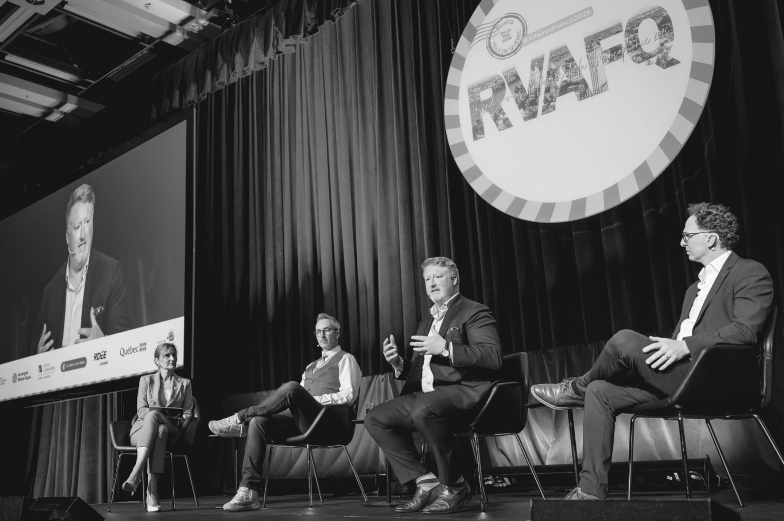 Francis Gosselin en panel lors du RVAFQ