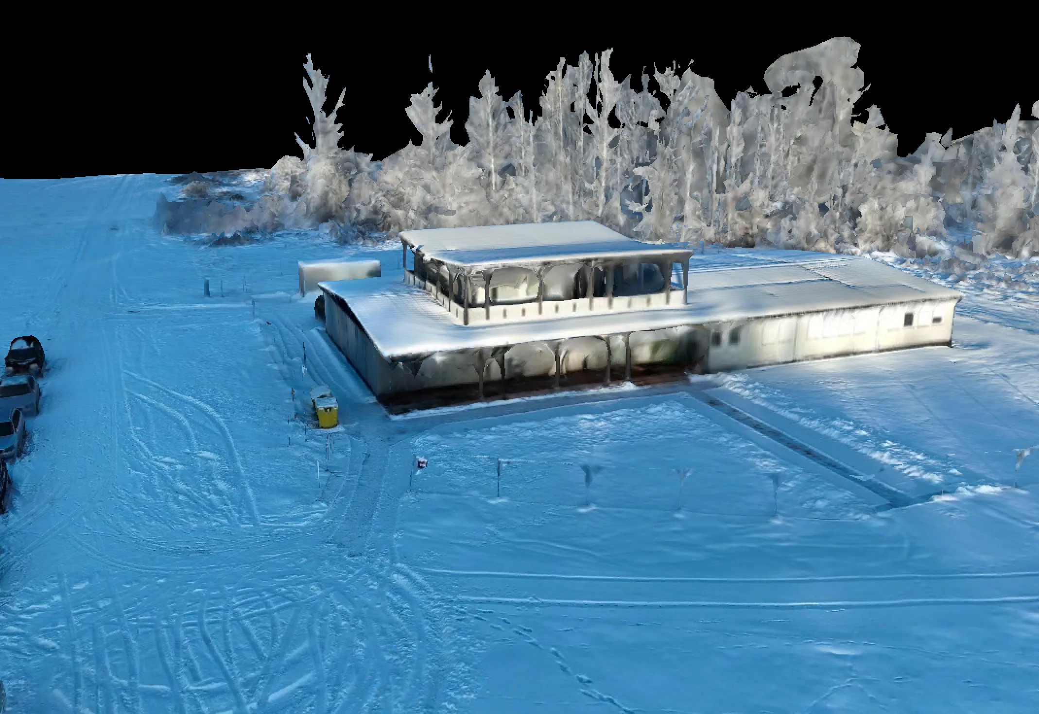 Visualization of a B3DM model of SPH Engineering's office