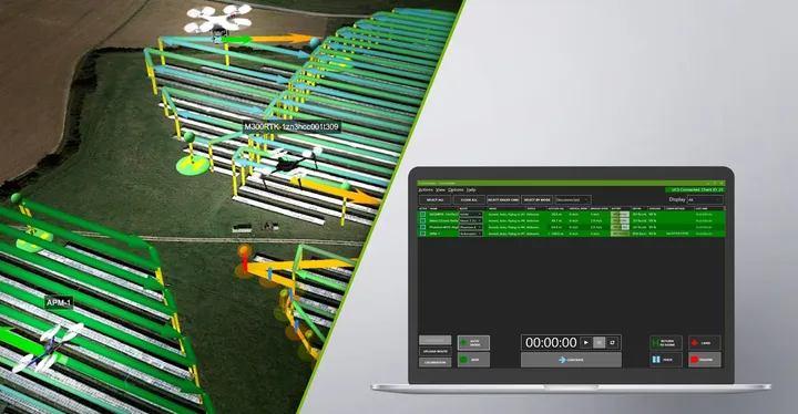 UgCS Commander - Simple yet powerful tool designed to allow simultaneous control and monitoring of multiple drones.