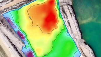 A drone with sensor