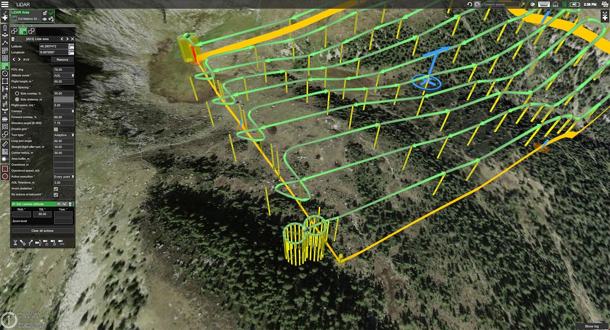 ugcs for drone lidar survey