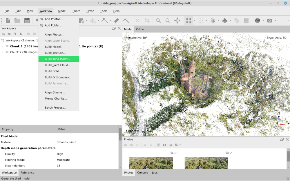 DroneGIS: How to share 3D model from Agisoft Metashape