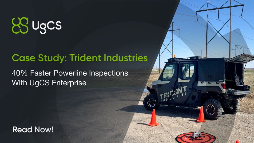 Ug Cs Project Trident Industries: 40% Faster Power-Line Inspections With UgCS Enterprise