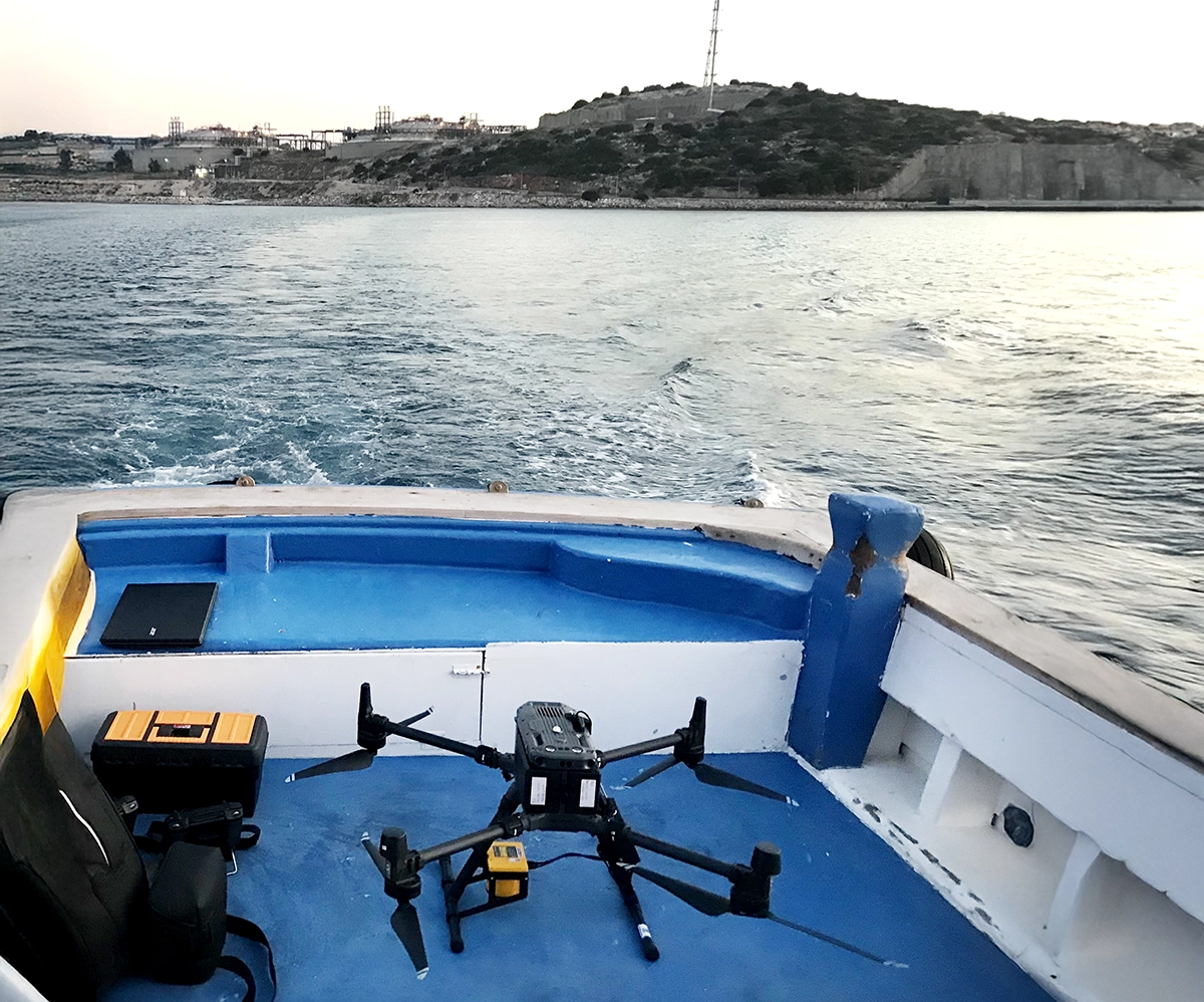 Drone Methane Gas Detection, Falcon 2, UgCS, SPH Engineering