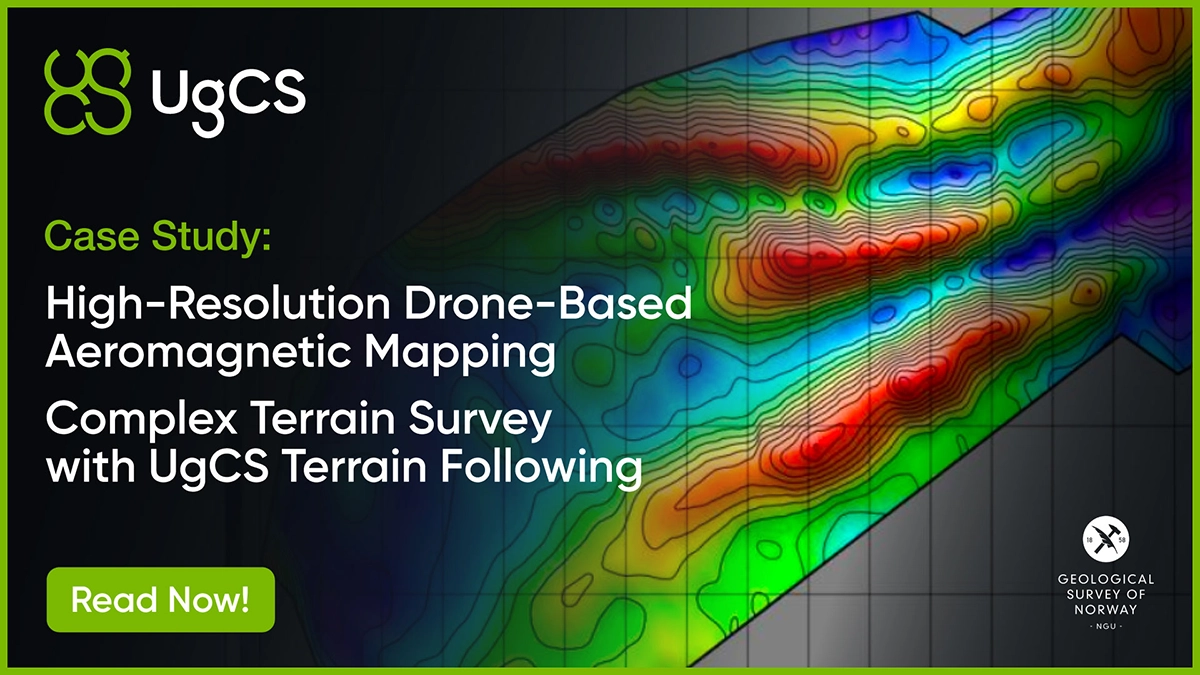 Case Study: High-Resolution Drone-Based Aeromagnetic Mapping Over Complex Terrain with UgCS Terrain Following
