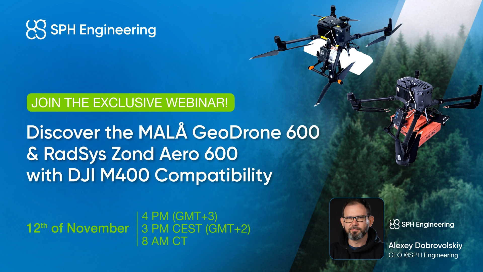 Discover the New MALA’s and RadSys’s 600 MHz Drone-based GPRs and DJI M400 Compatibility