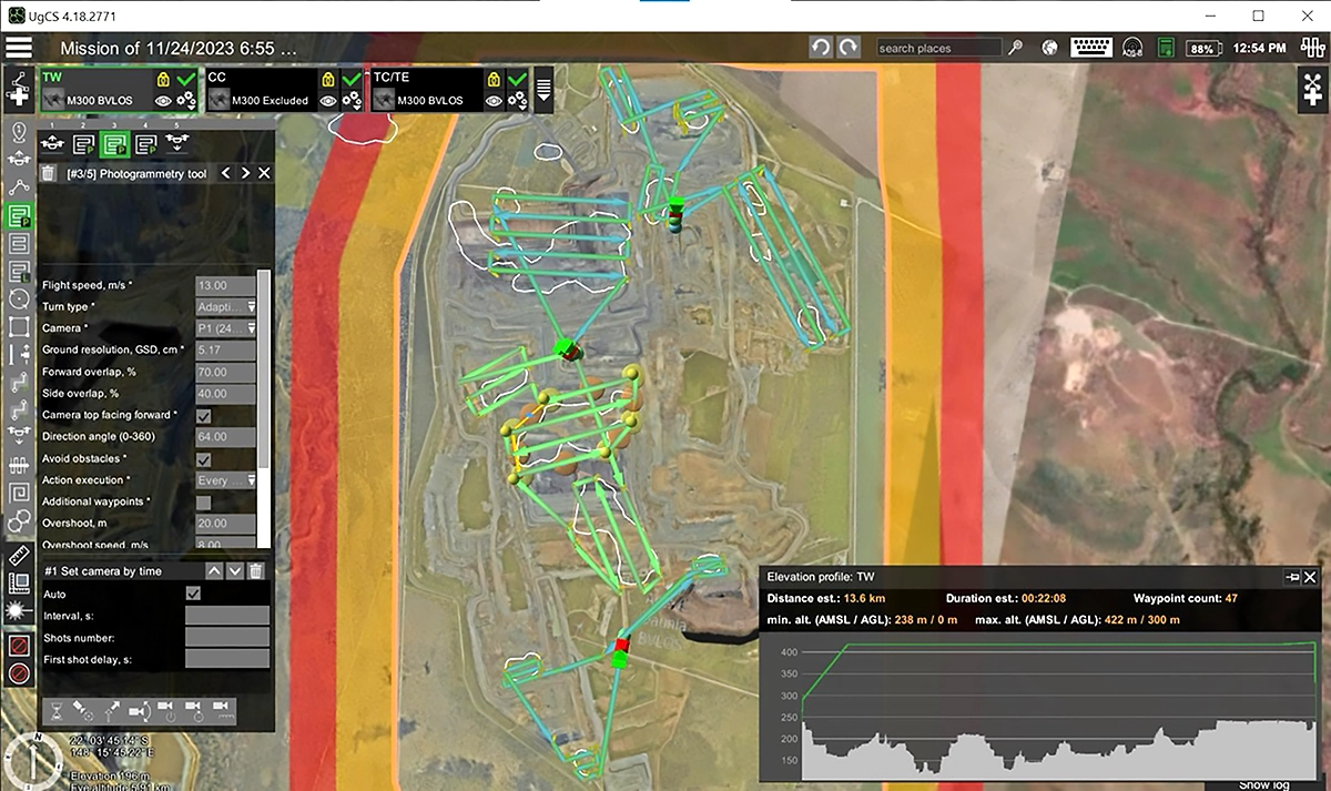 drones for mining with UgCS BHP case study