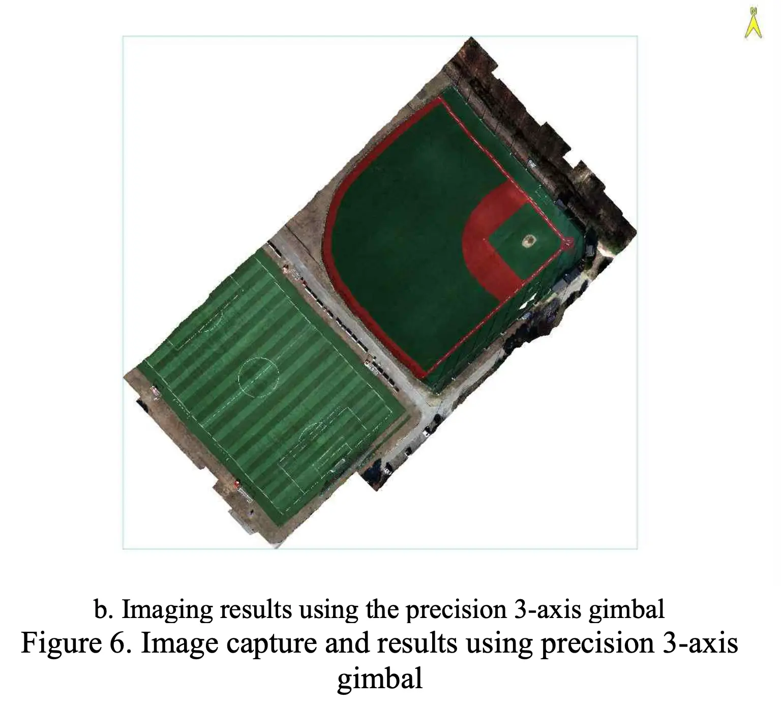 image capture and results using precision 3-axis gimbal korea heritage university case study
