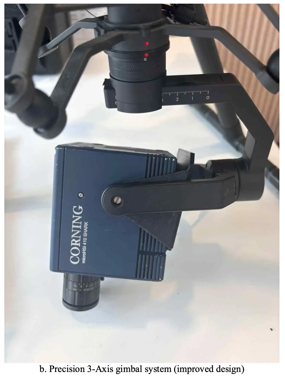 3-axis gimbal for uav hyperspectral sensors case study