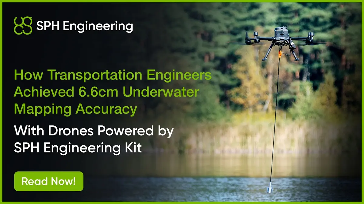 How Transportation Engineers Achieved 6.6cm Underwater Mapping Accuracy With Drones Powered by SPH Engineering Kit