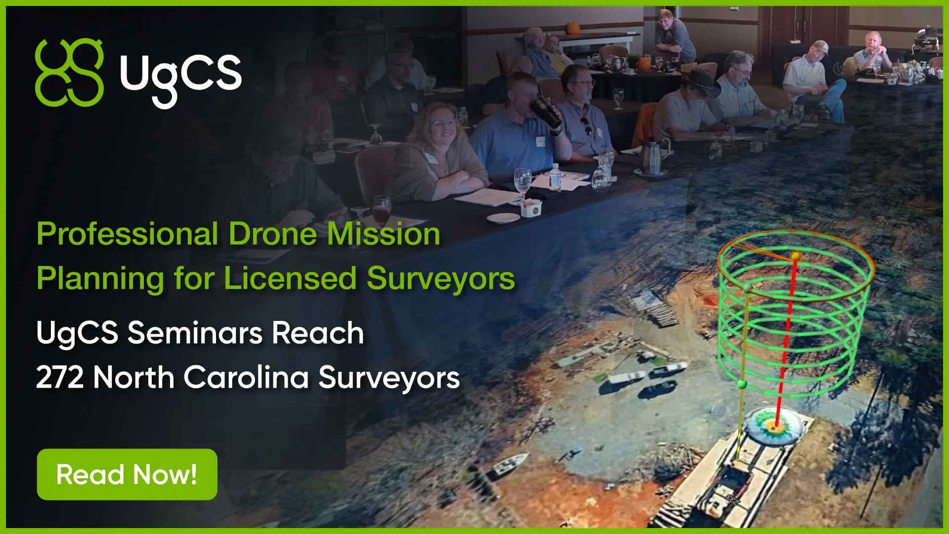 Professional UAS Mission Planning for Licensed Surveyors: UgCS Seminars Reach 272 North Carolina Surveyors