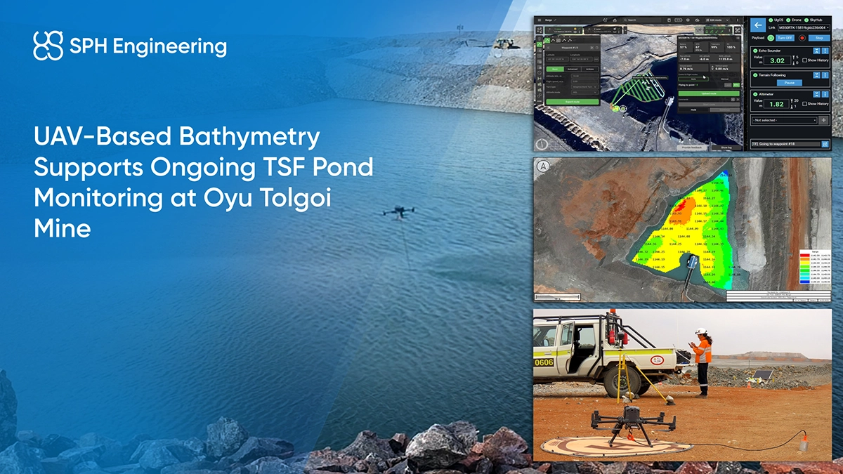 UAV-Based Bathymetry Supports Ongoing TSF Pond Monitoring at Oyu Tolgoi Mine
