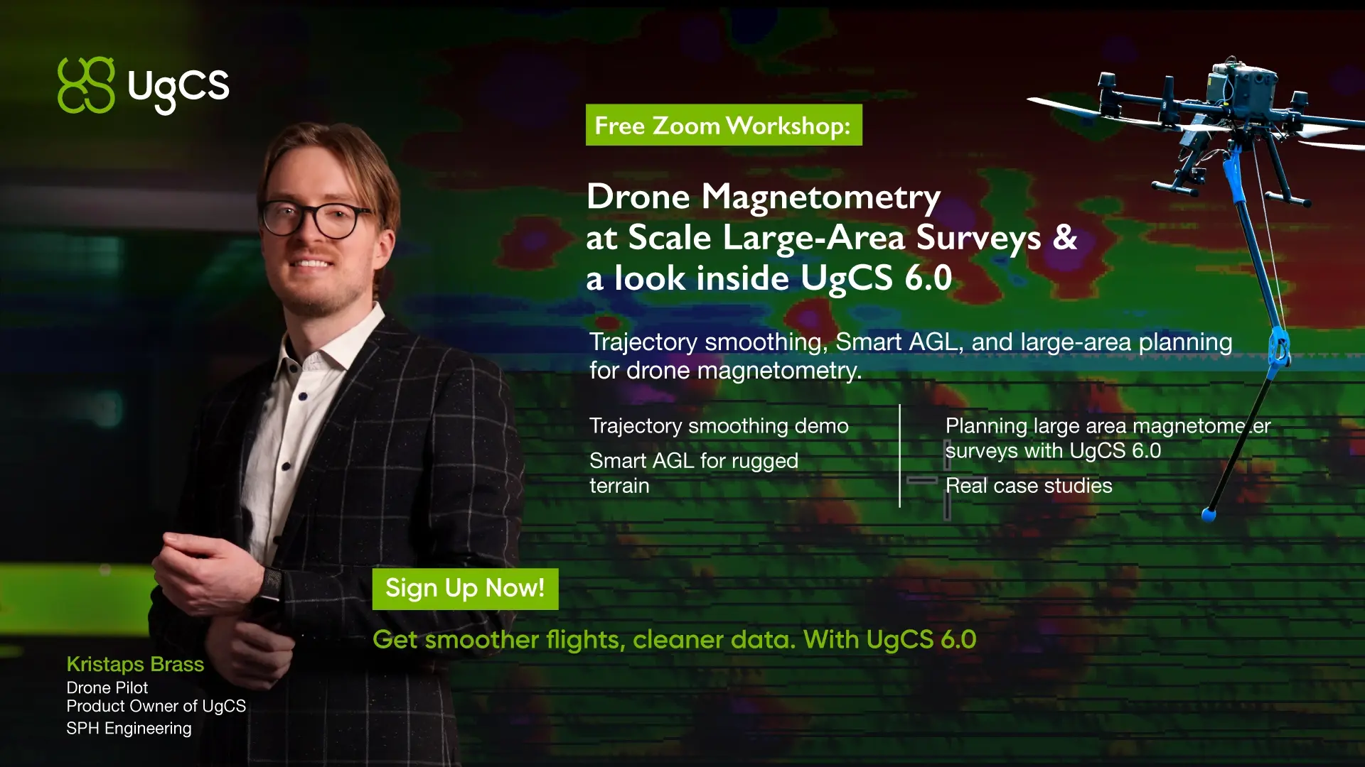 Webinar | Drone Magnetometry at Scale: Smoother Flights, Cleaner Data with UgCS