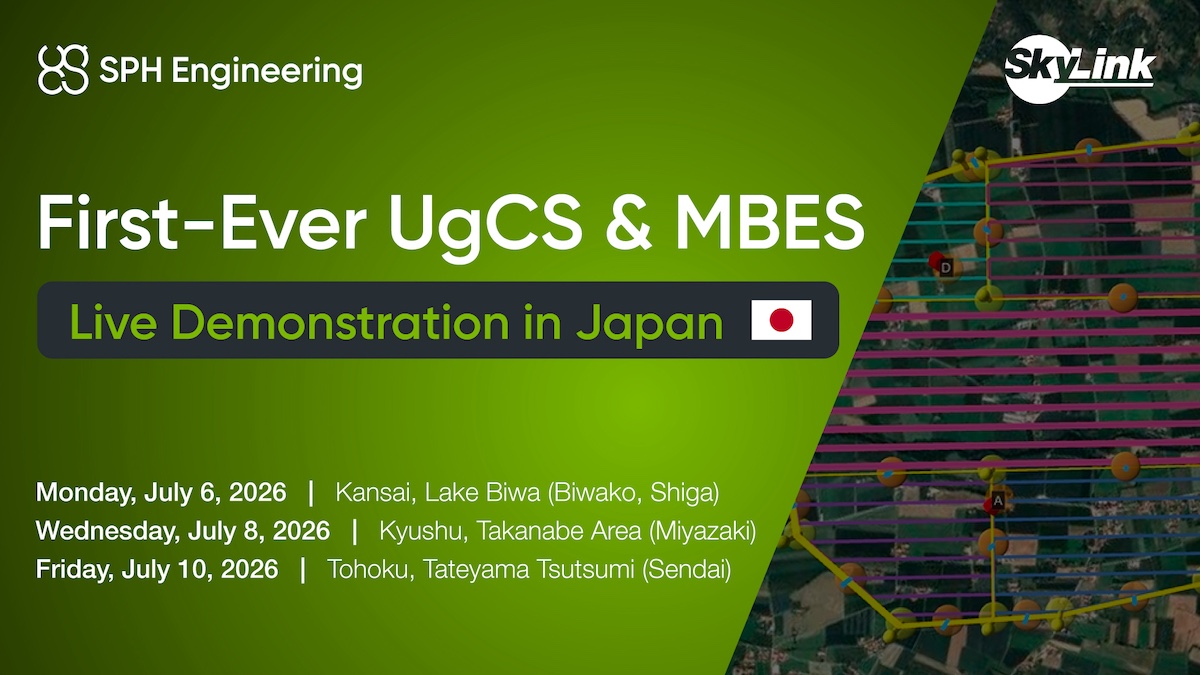 First-Ever UgCS & MBES Live Demonstration in Japan 🇯🇵