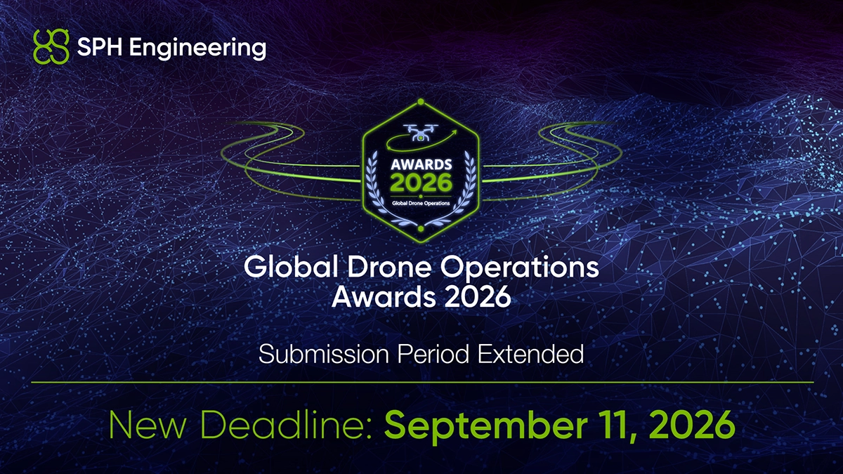 Extended! Apply for the Global Drone Operations Awards 2026 by September 11