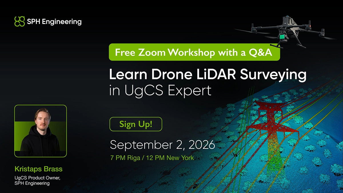 Drone LiDAR Survey Planning in UgCS Expert: Free Workshop, September 2