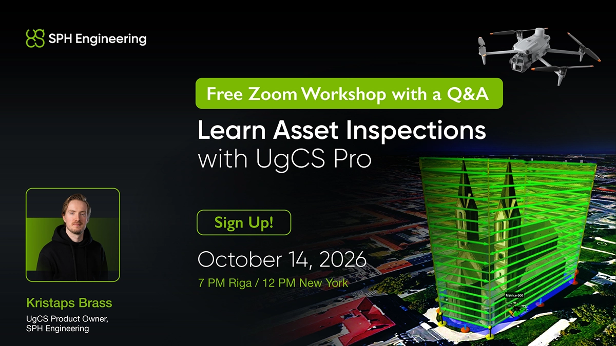 Asset Inspections with UgCS Pro: Free Live Demo, October 14