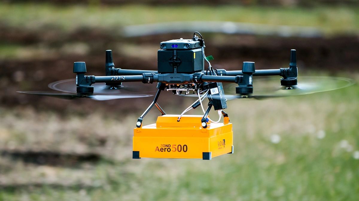 drone-based round-penetrating radar gpr for subsurface structure