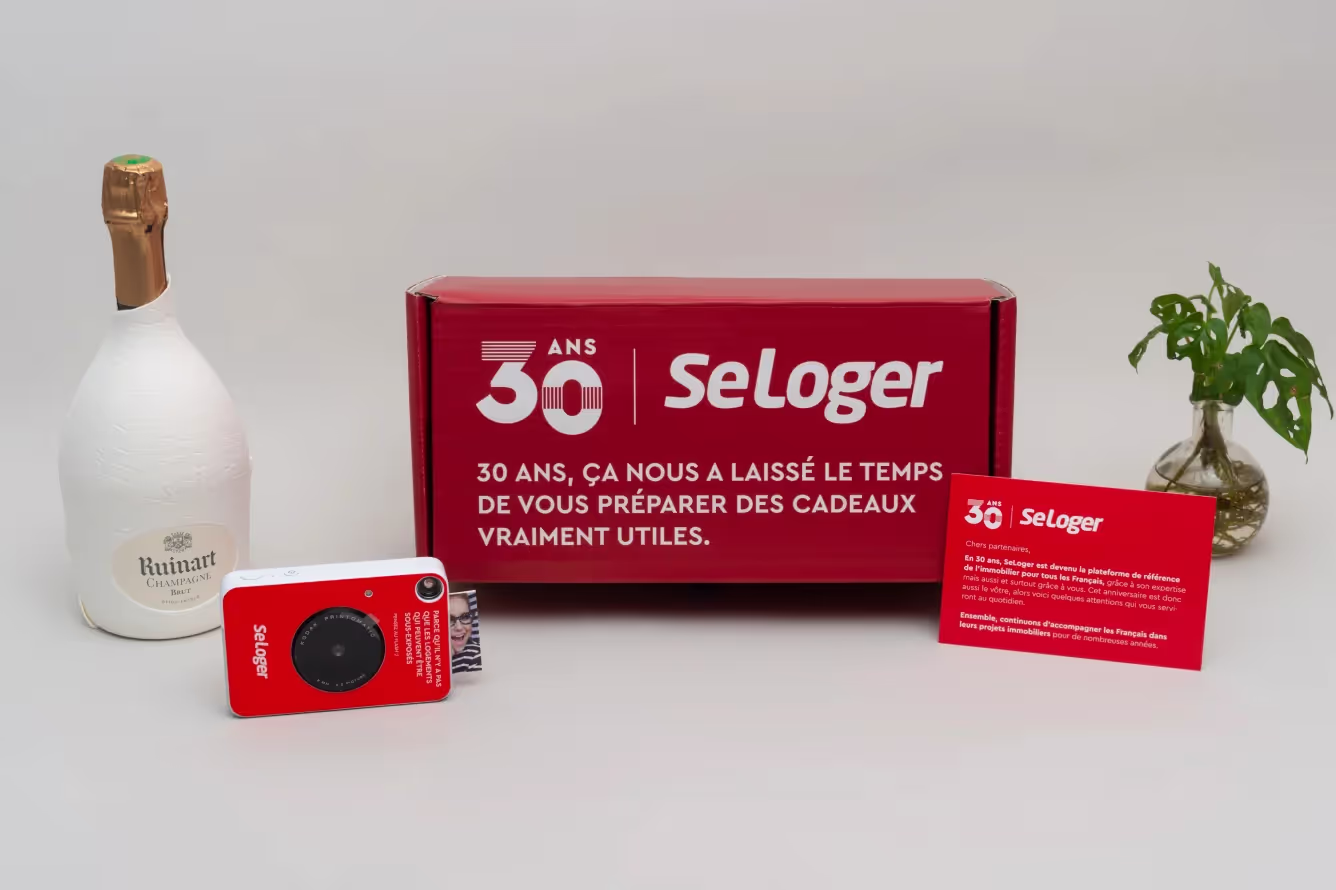 Cadeau anniversaire d'entreprise pour clients et collaborateurs