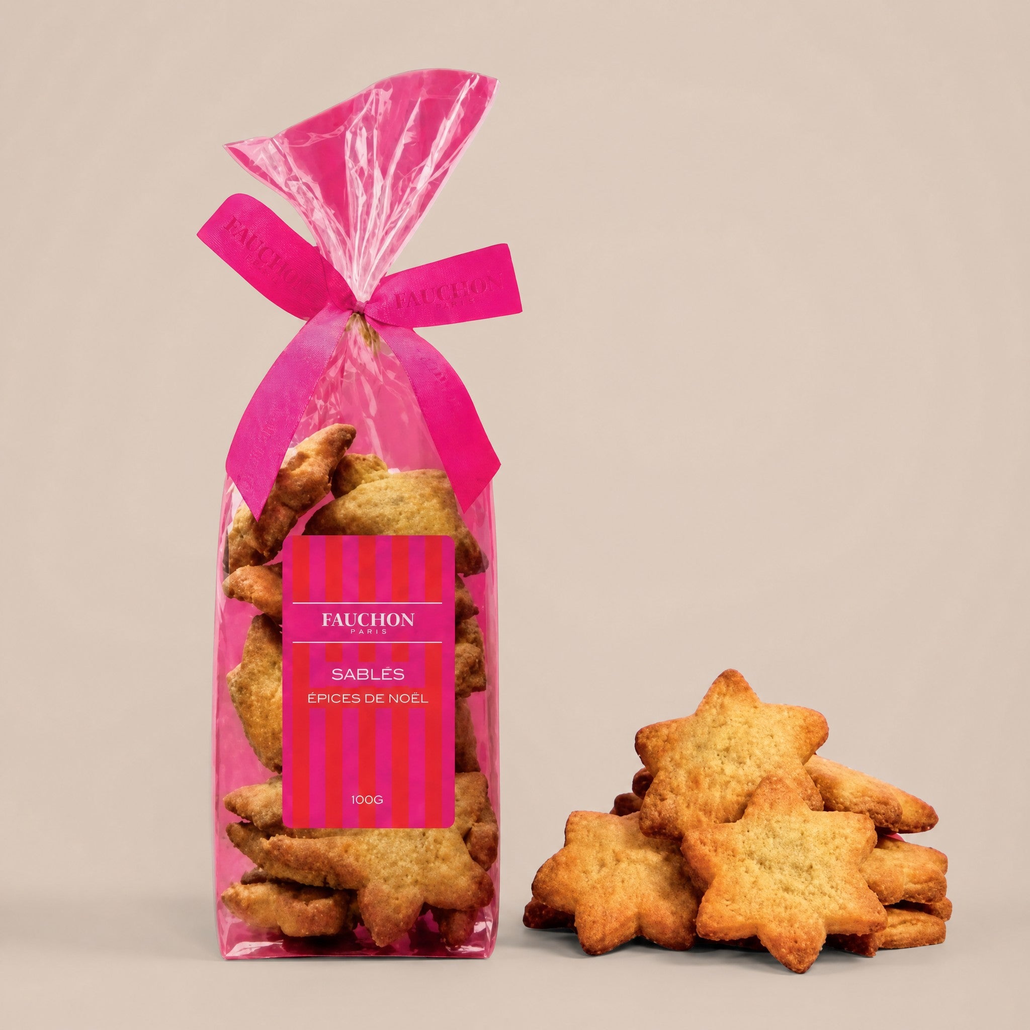 Sablés étoilés aux épices de Noël - Fauchon