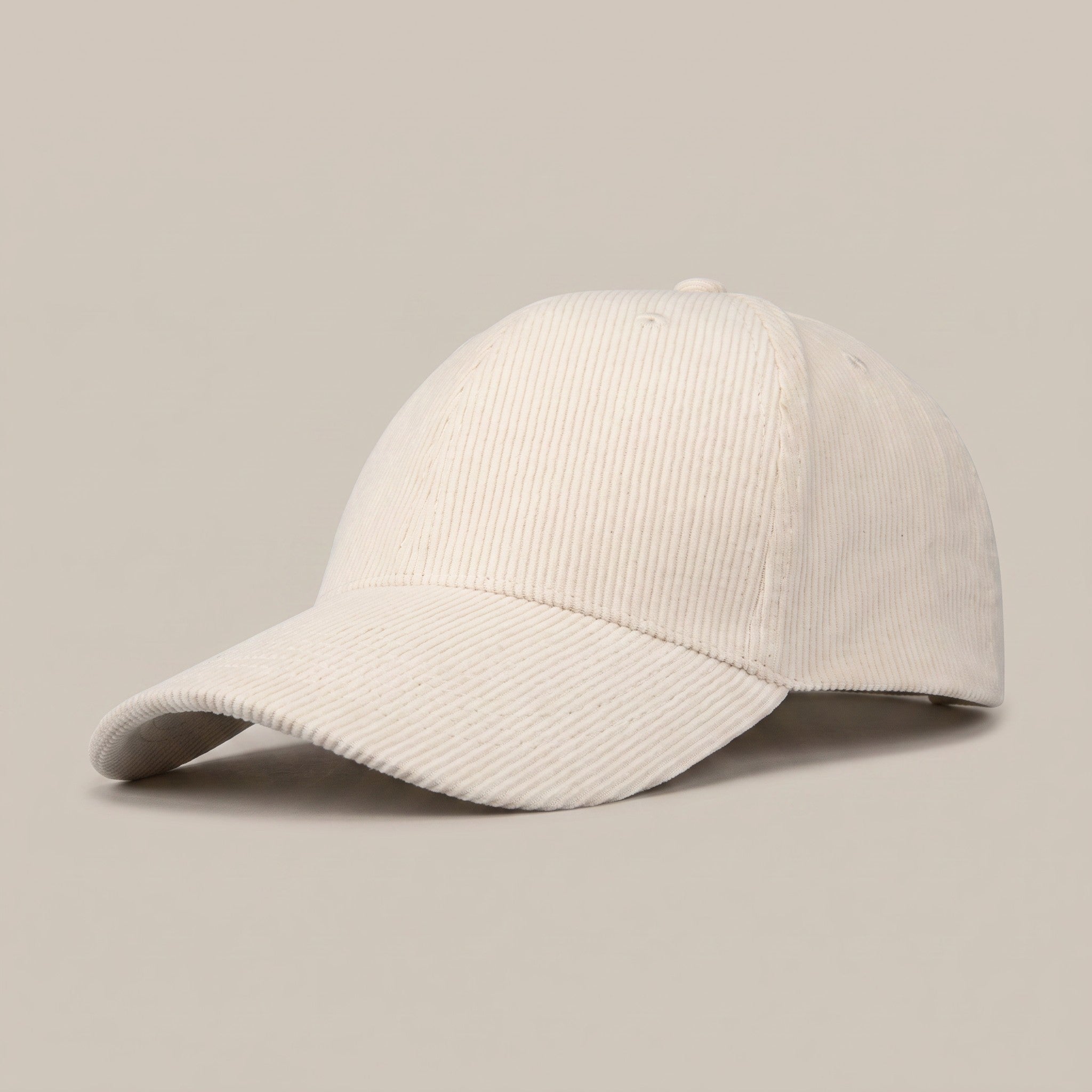 Casquette en velours côtelé recyclé 280 g personnalisée
