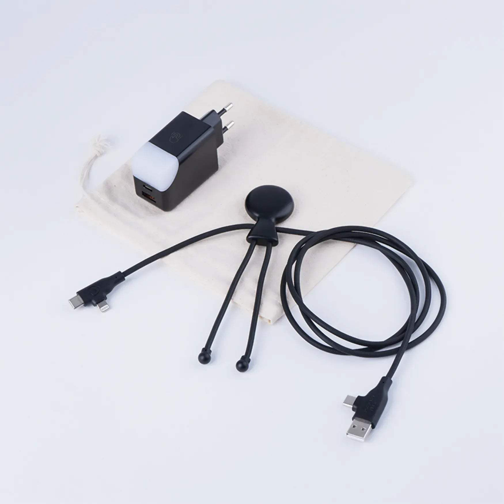 Pack Mobility Xoopar - Chargeur Secteur & Câble Rapide GaN 60W
