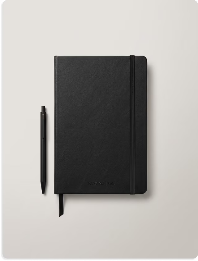 Carnet A5 couverture rigide - Pages blanches
