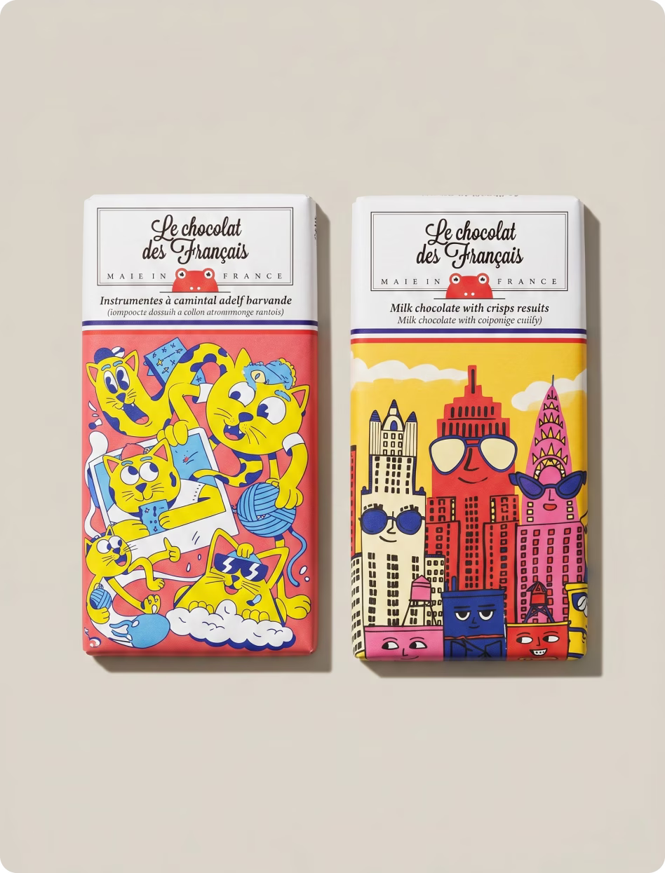 Tablette Le Chocolat des Français personnalisée