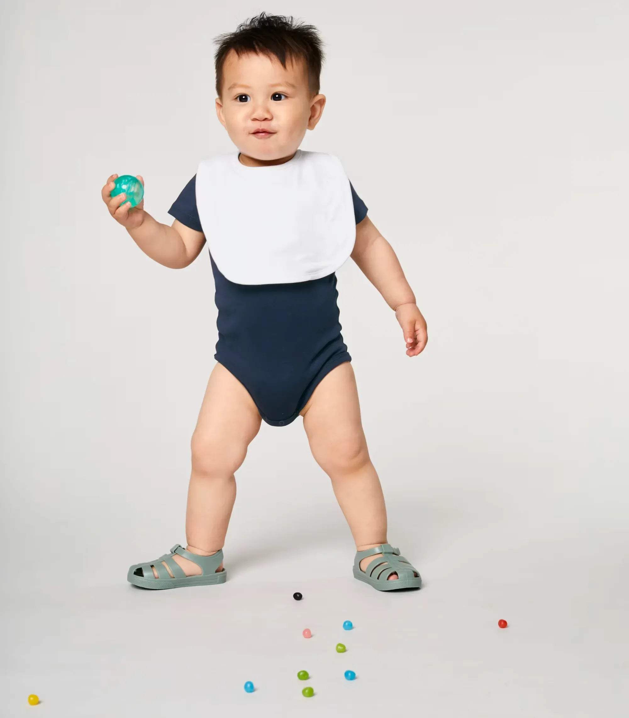 Bavoir pour bébé bio GOTS personnalisé