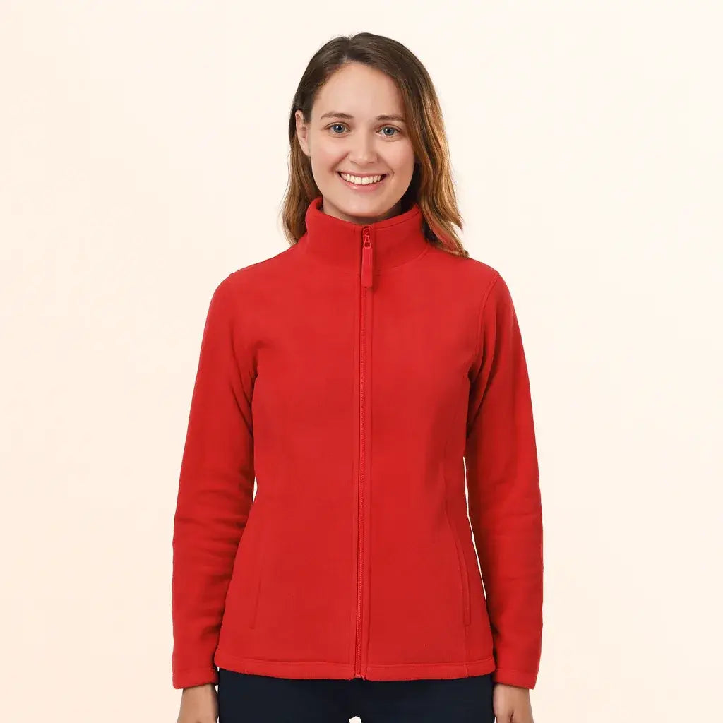 Veste en polaire zippée femme personnalisée