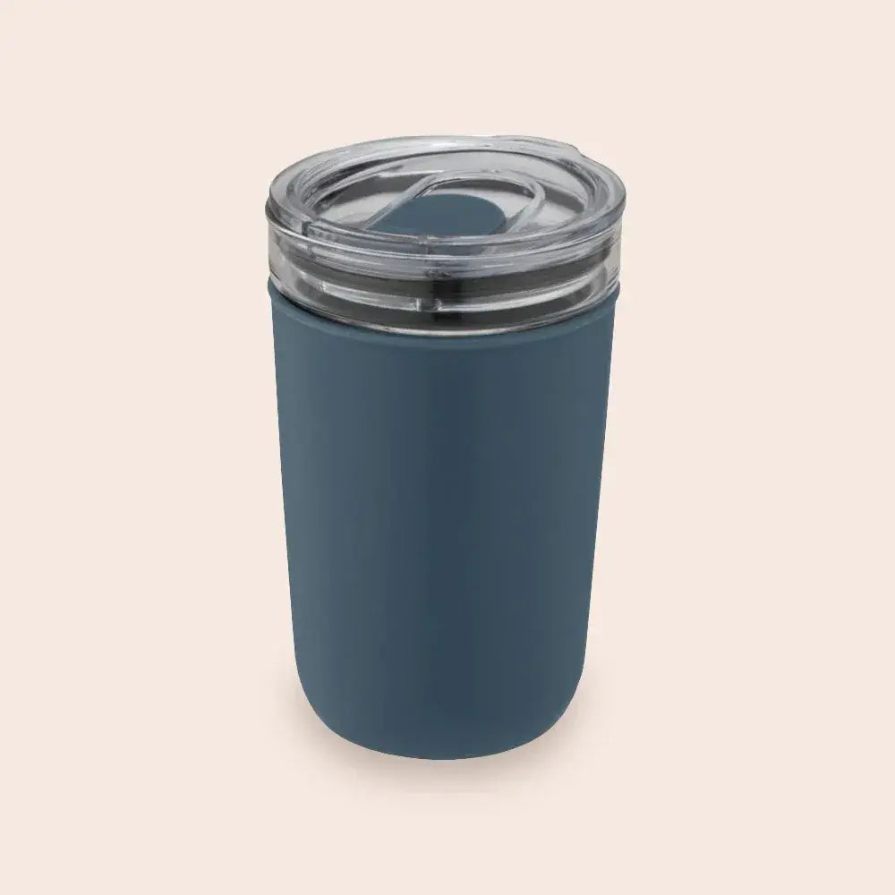 Gobelet en verre avec paroi extérieure en plastique recyclé - 420 ml