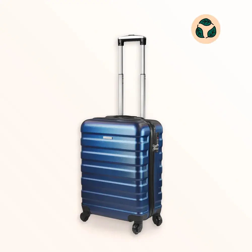 Valise cabine trolley recyclée personnalisée