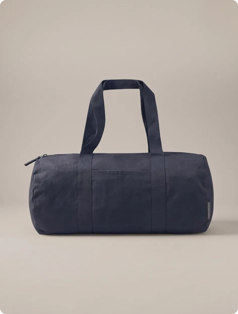 Sac polochon sport coton recyclée personnalisé