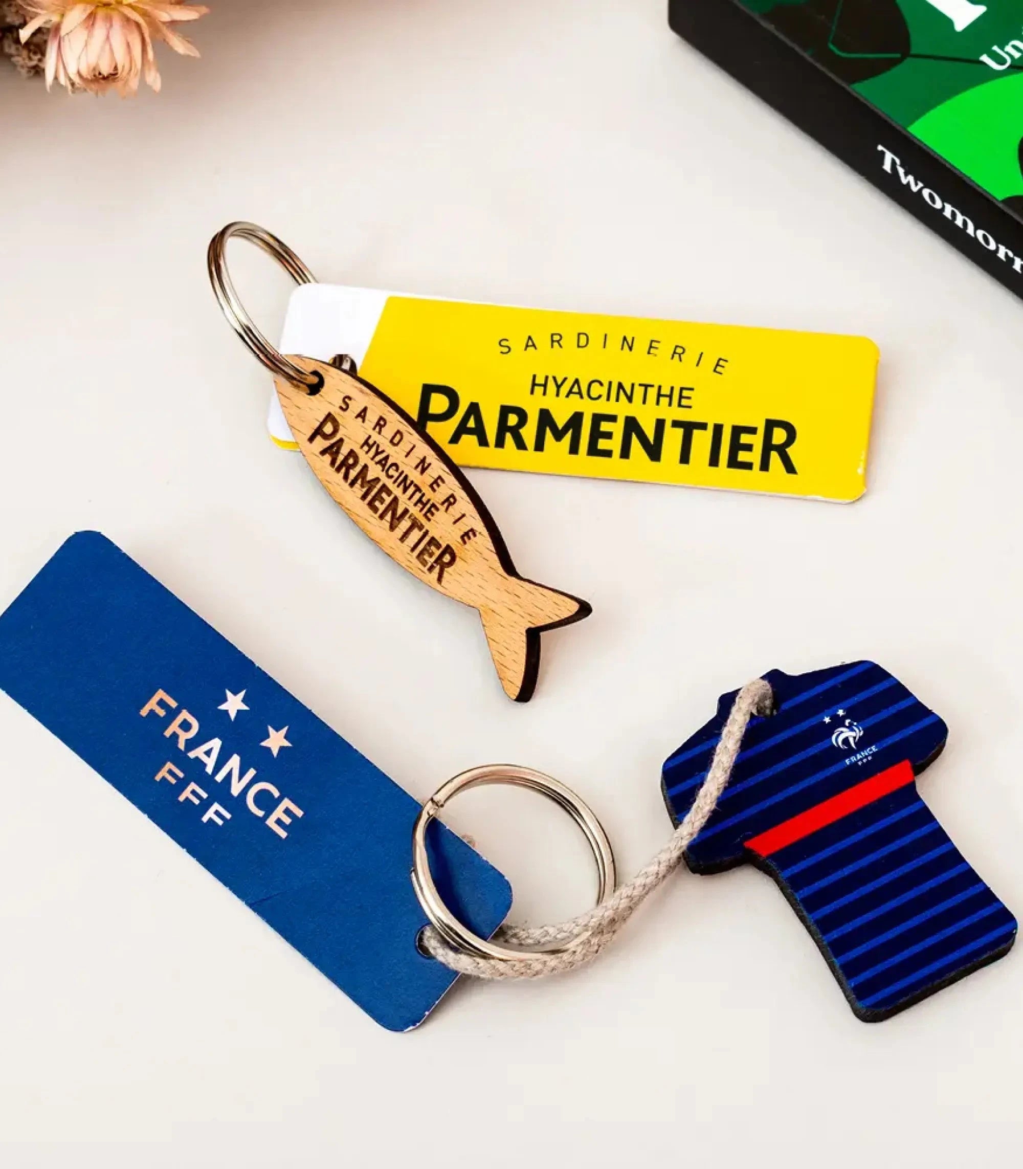 Porte-clés en bois personnalisé
