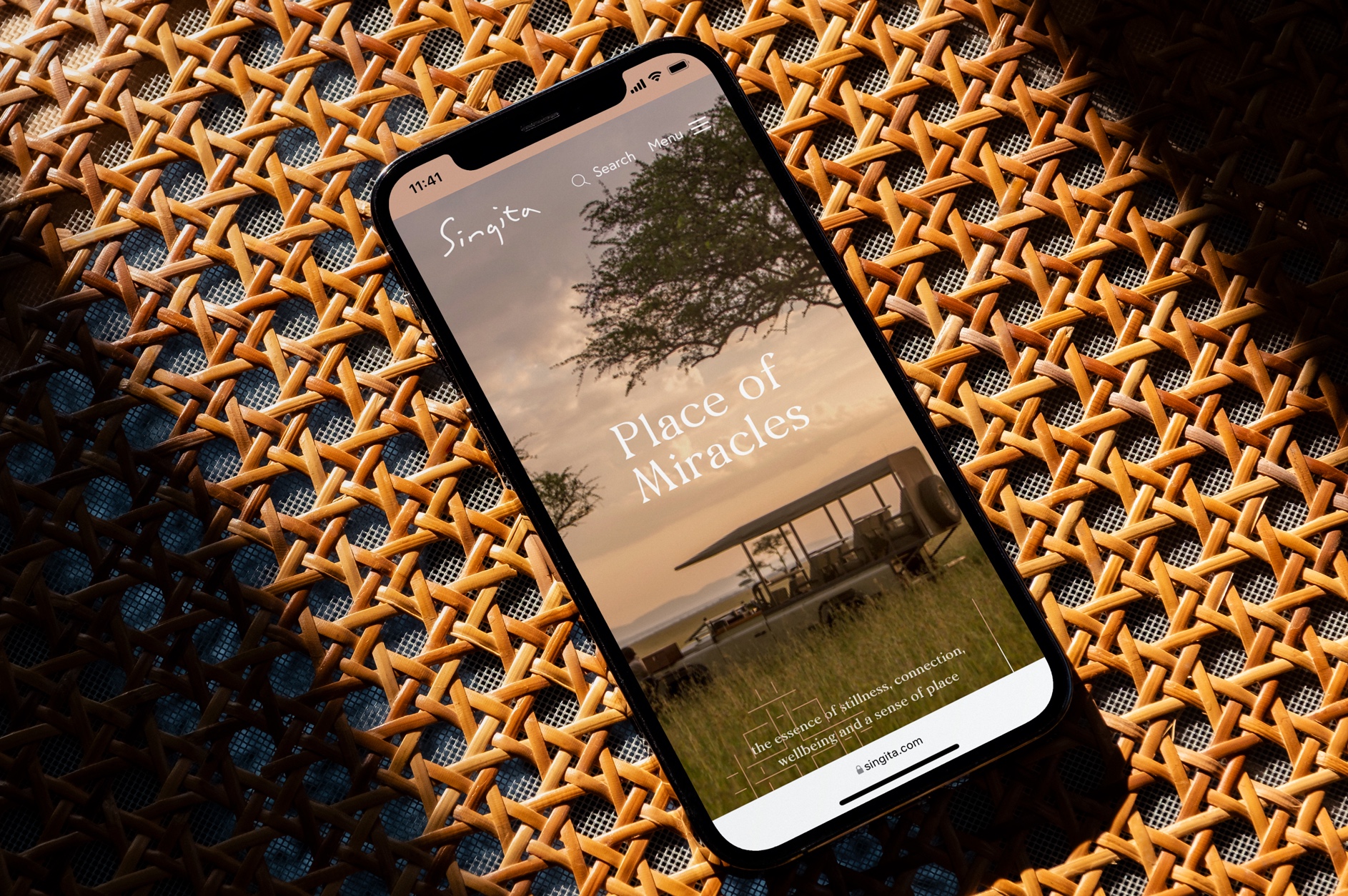 Singita website designed and built by PlusPlusMinus