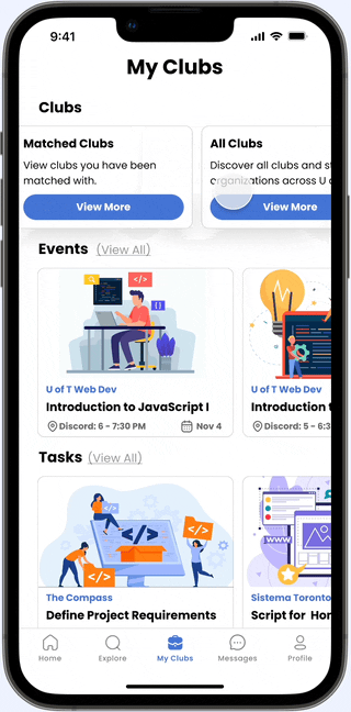 Users can add new tasks