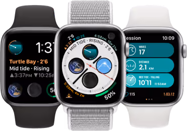 Configure your Watch Face on Apple Watch to create your own personal Surf Watch