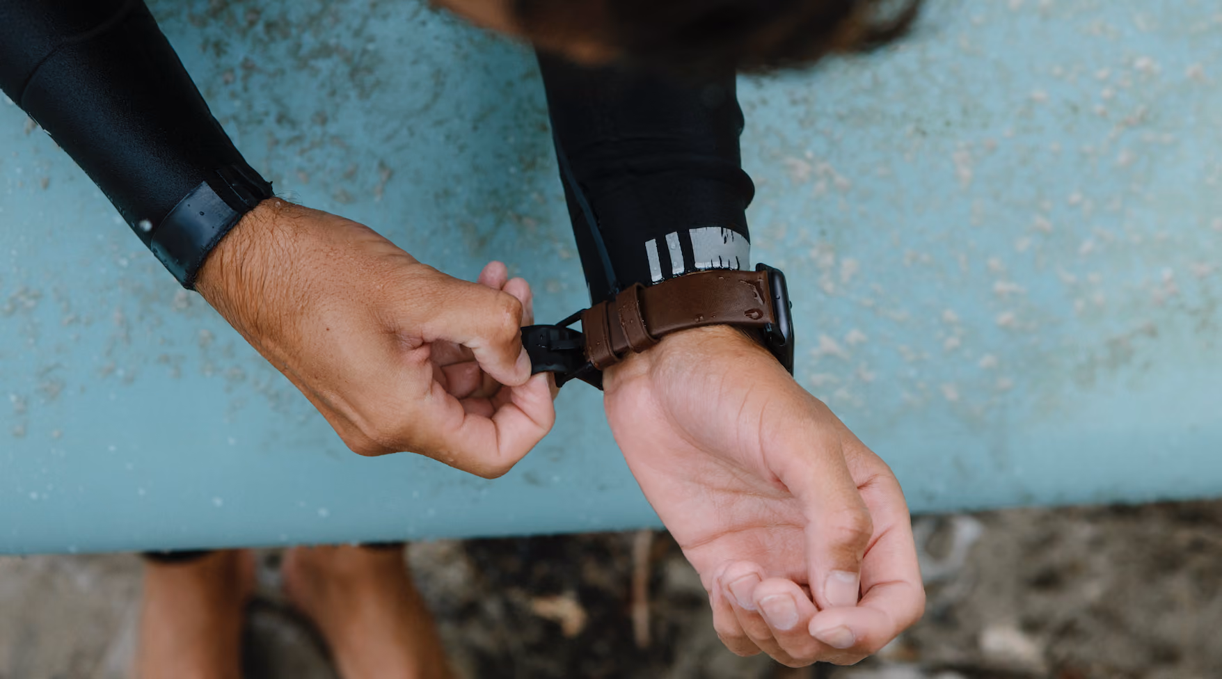 How the NOMAD rugged strap has helped Apple Watch to become the ultimate Surf Watch.