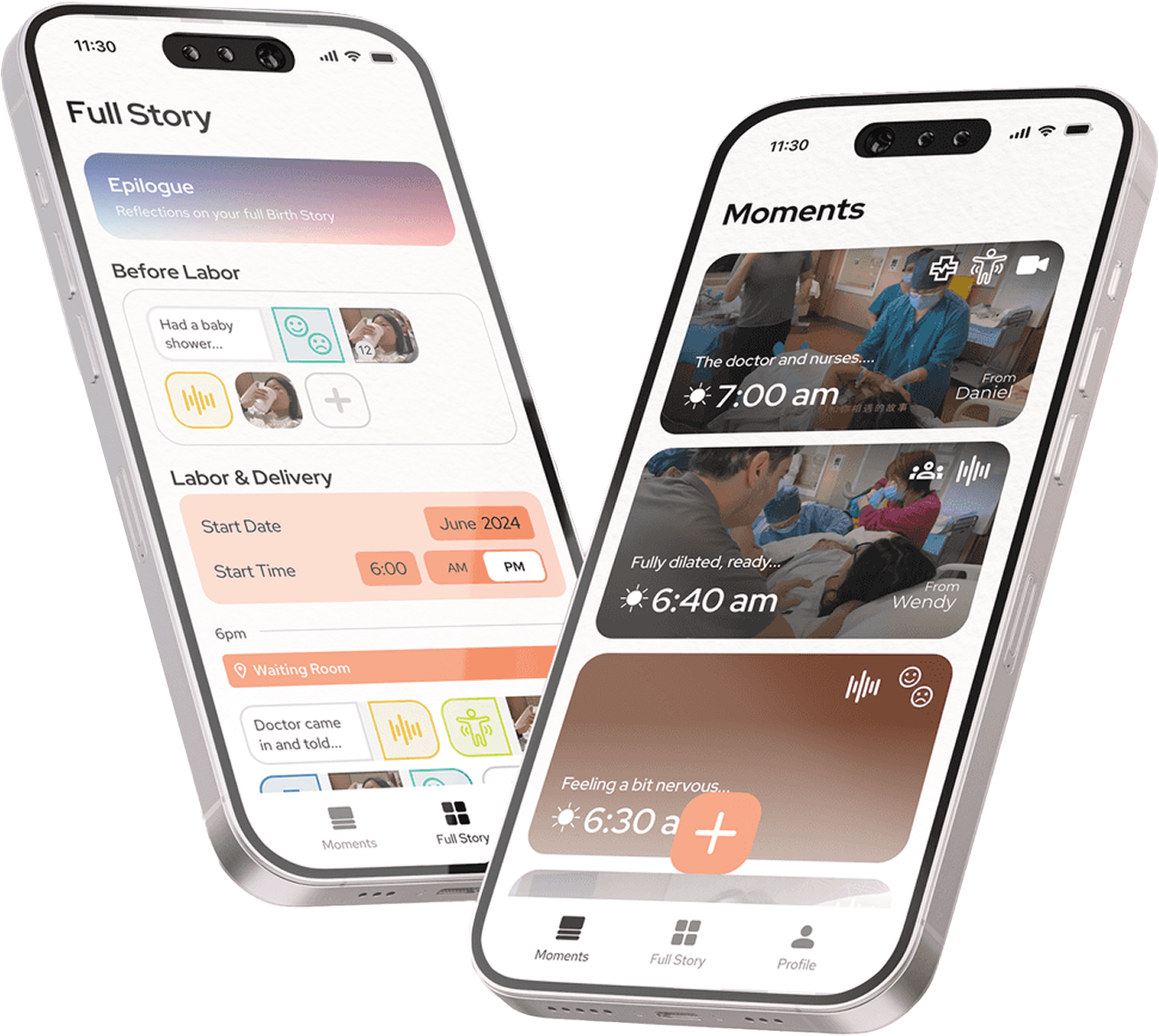 Three posters on a gradient backdrop