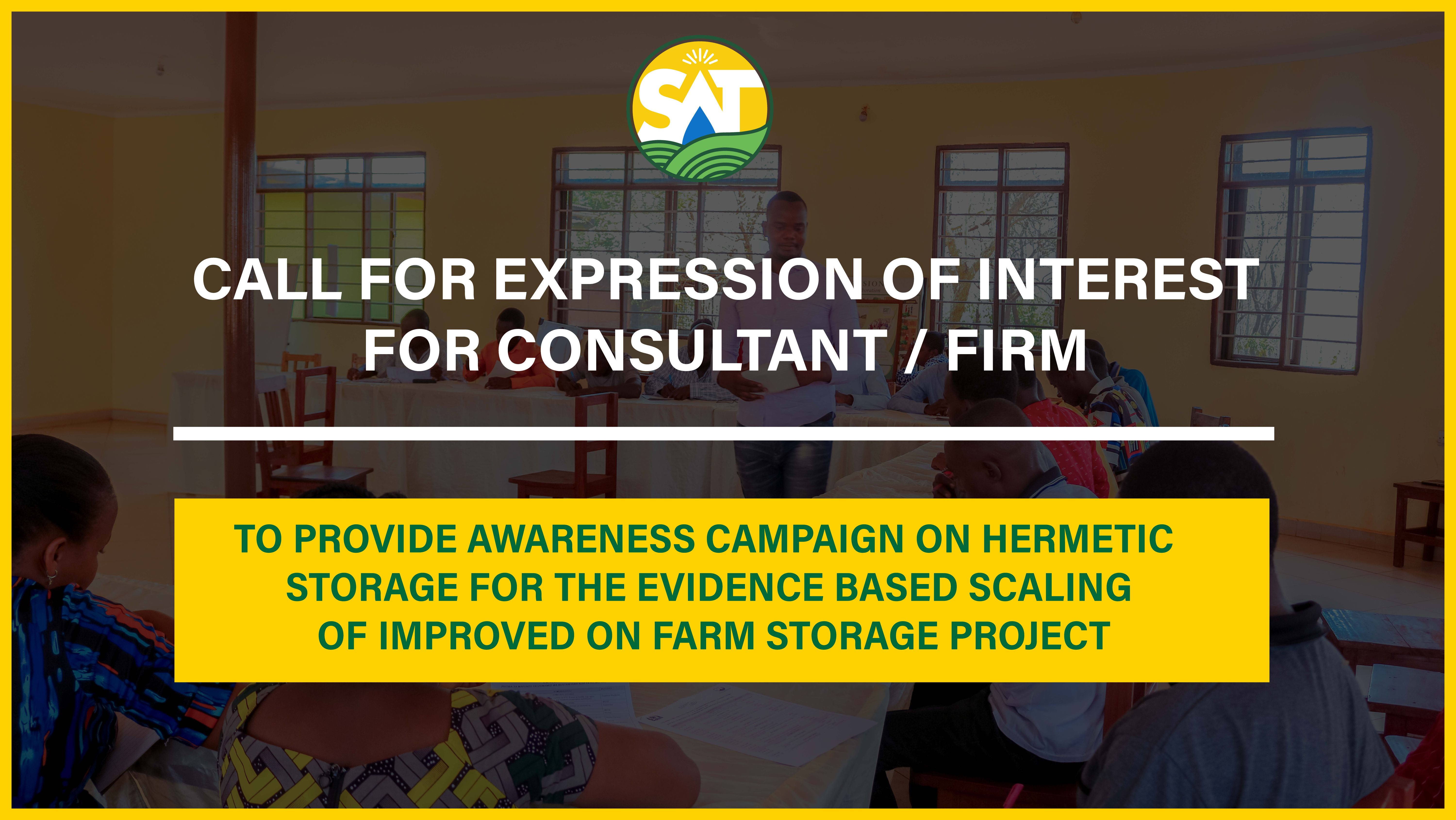 Consultancy Services for Integrated Awareness Campaign on Hermetic Storage